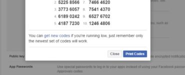 How can I log into Facebook without the code?