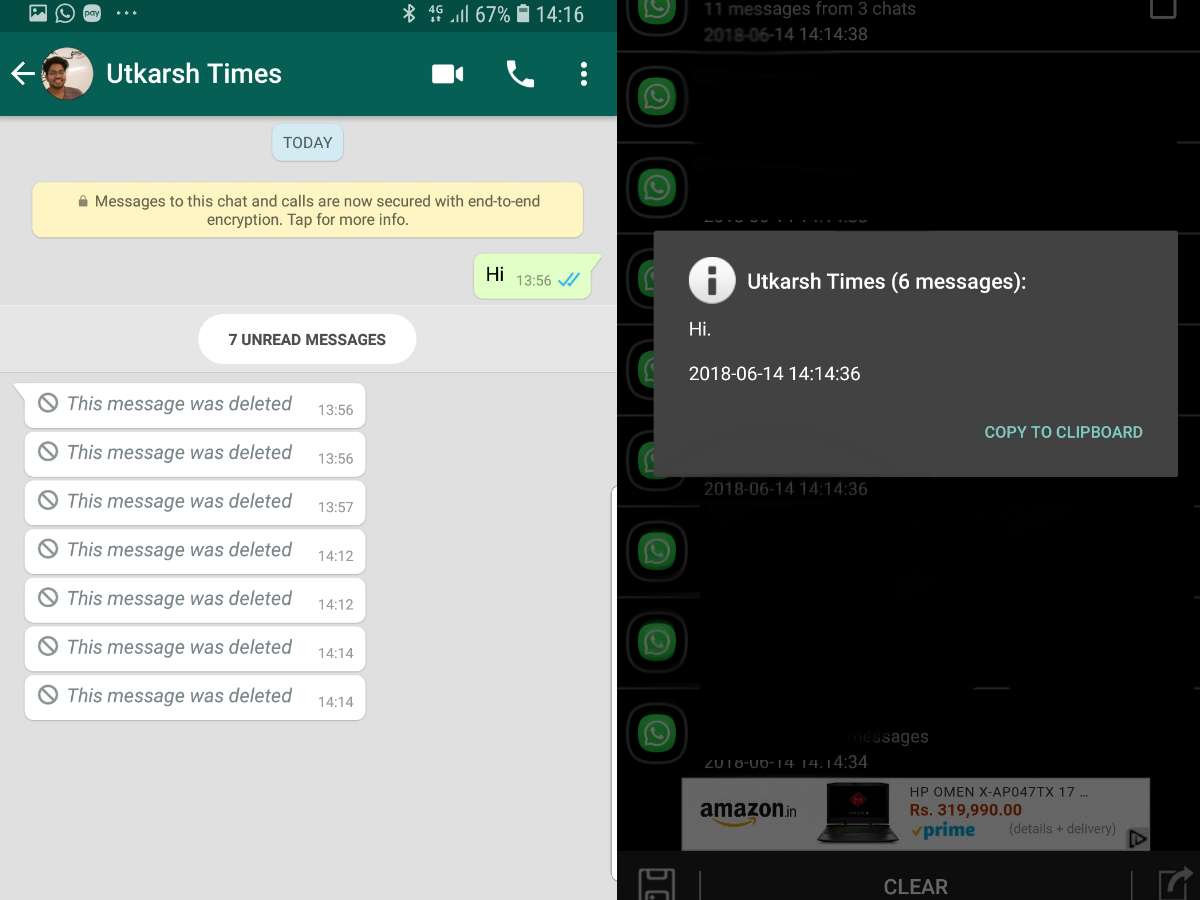 How Can I See Deleted Messages On WhatsApp 