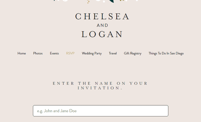 How do I add RSVP to Minted site?