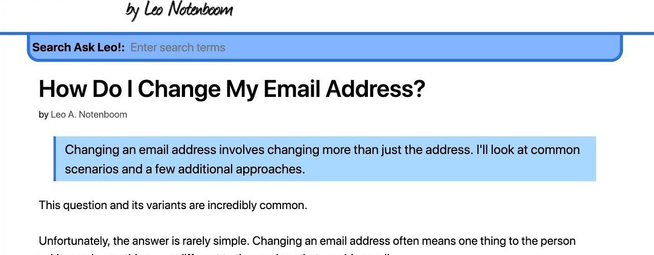 How do I change my address for everything?
