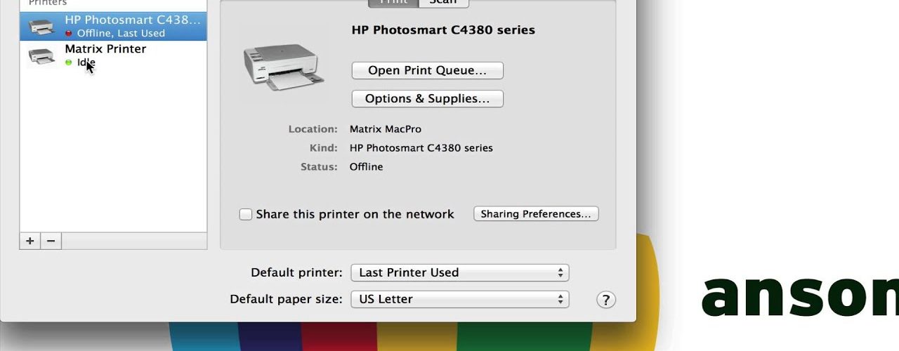 How do I change my printer settings to labels on a Mac?