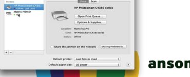 How do I change my printer settings to labels on a Mac?