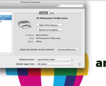 How do I change my printer settings to labels on a Mac?