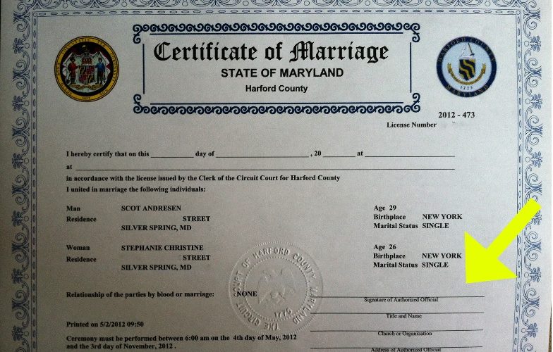 How do I find marriage records in Maryland?