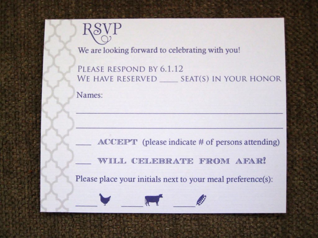How do I get people to RSVP to my wedding?