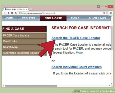 How do I look up a case?