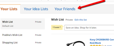 How do I look up someone's wishlist on Amazon?