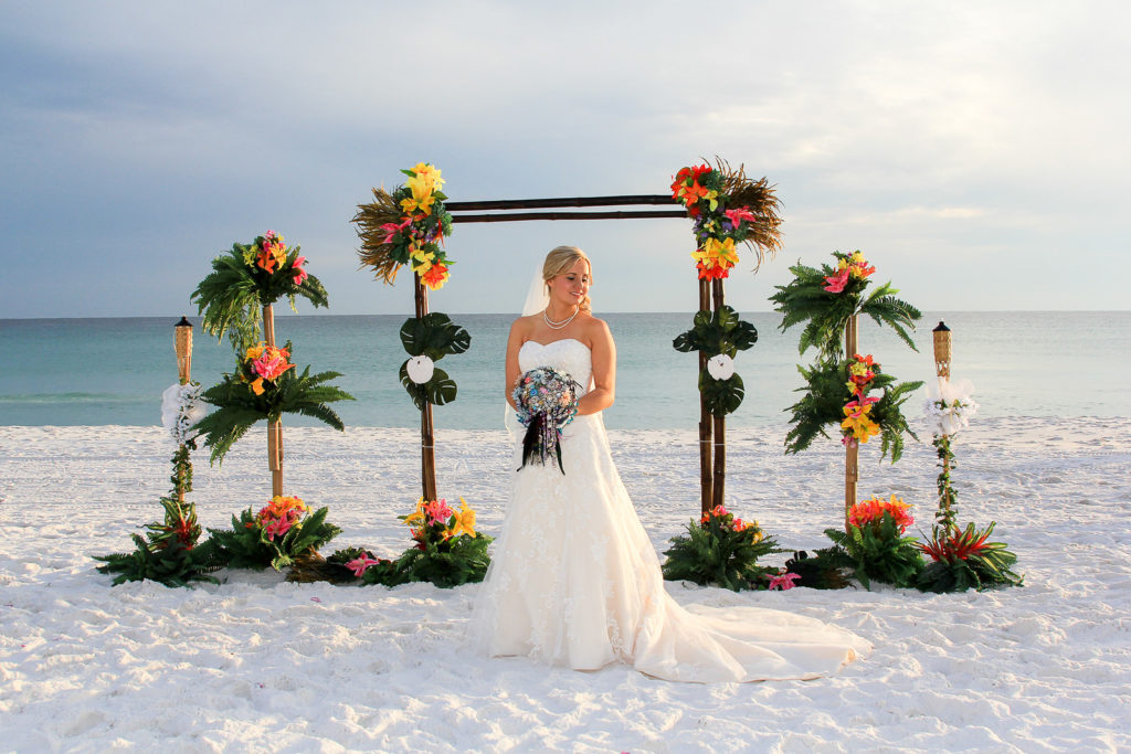 How do I plan a beach wedding in Destin Florida?