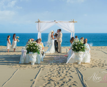 How do I plan a small intimate beach wedding?
