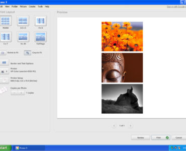 How do I print from photo gallery?