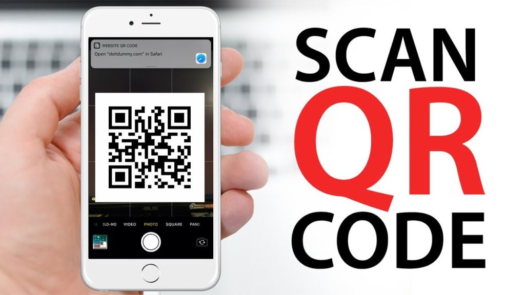 How do I scan a QR code without an app?