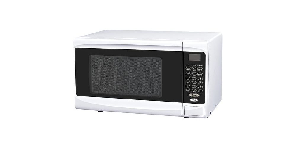 How do I stop my Sunbeam microwave from beeping?