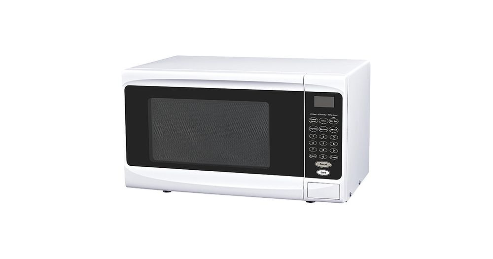 How do I stop my Sunbeam microwave from beeping?