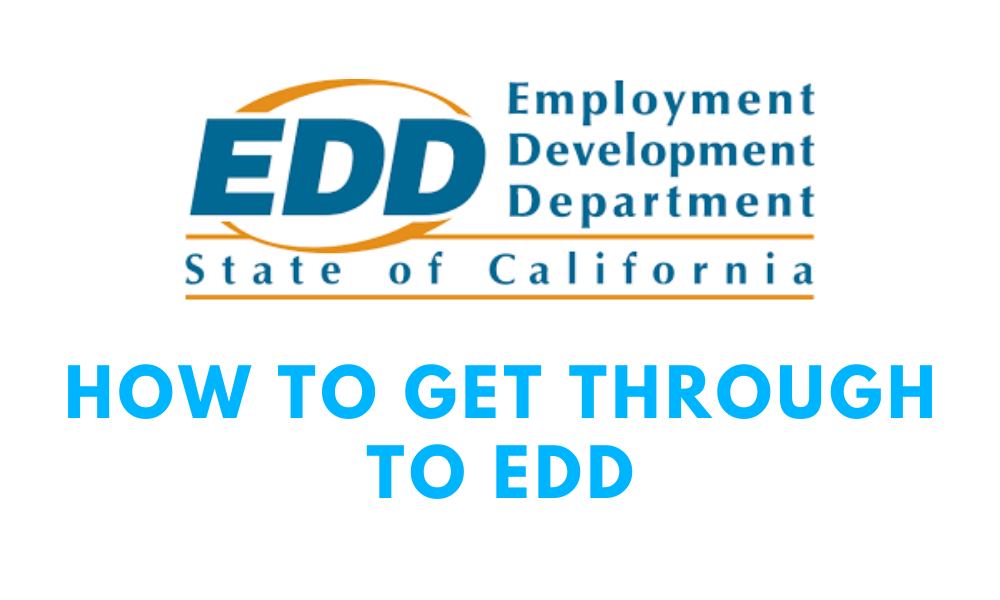 How do I talk to a live person at EDD Unemployment 2020?