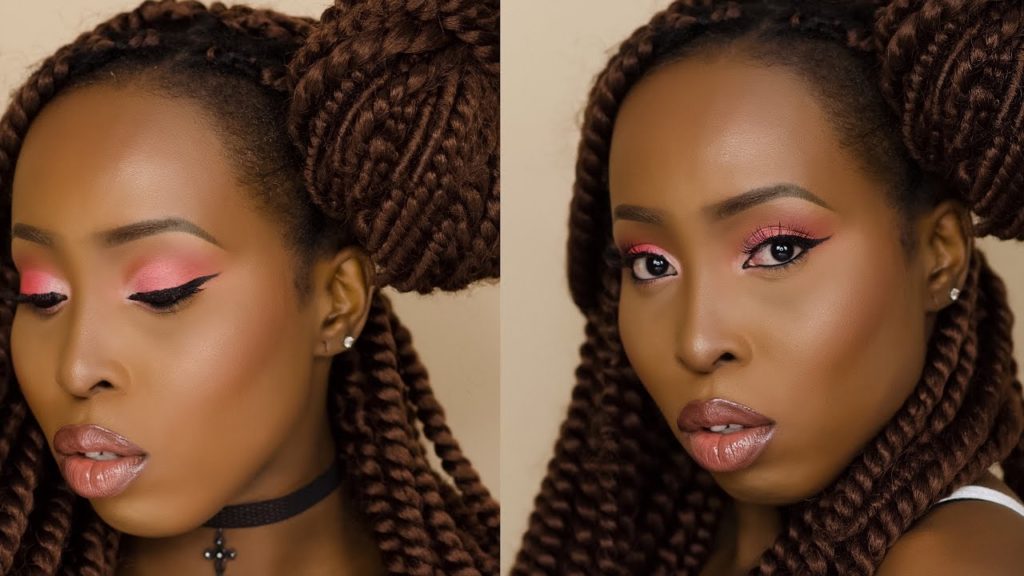 How do black girls make their makeup look natural?