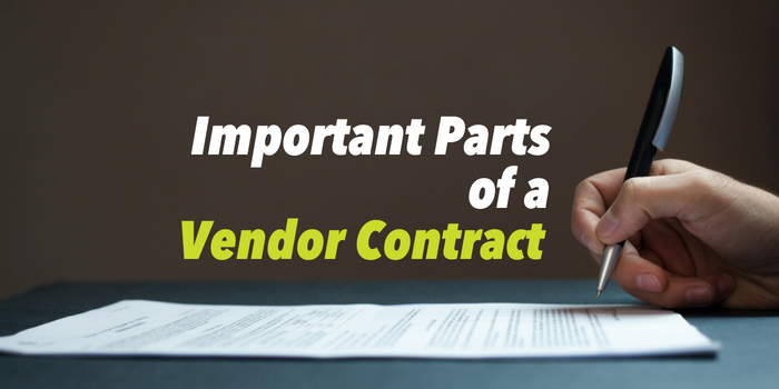 How do vendor contracts work?
