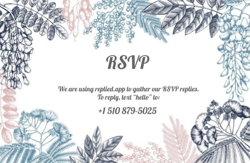 How Long To Rsvp For Wedding