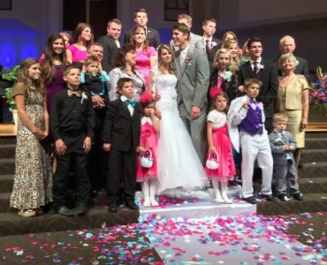 How do you add a family in a virtual wedding?