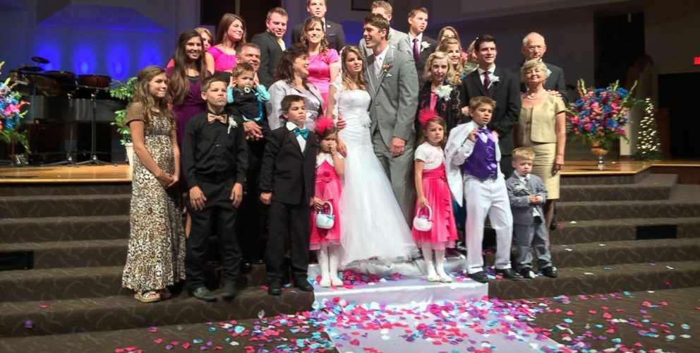 How do you add a family in a virtual wedding?