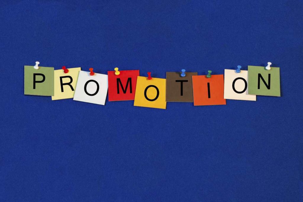 How do you announce a job promotion example?