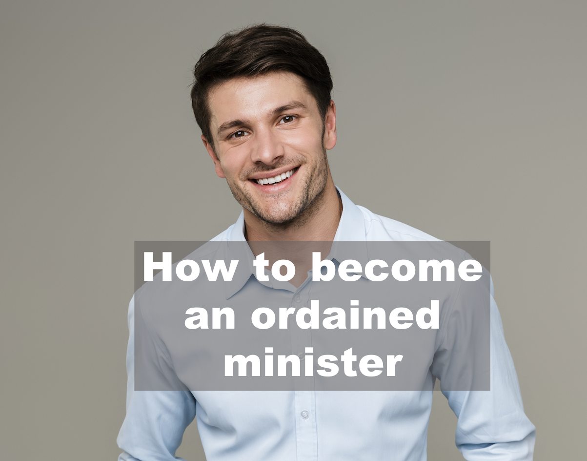 how do i become a ordained minister