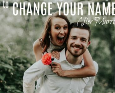 How do you change your name after you're married?
