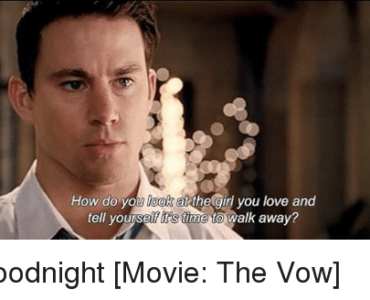 How do you end a vow?