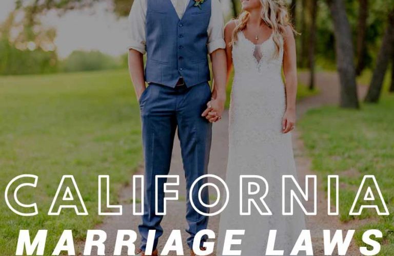 How do you get legally married in California?