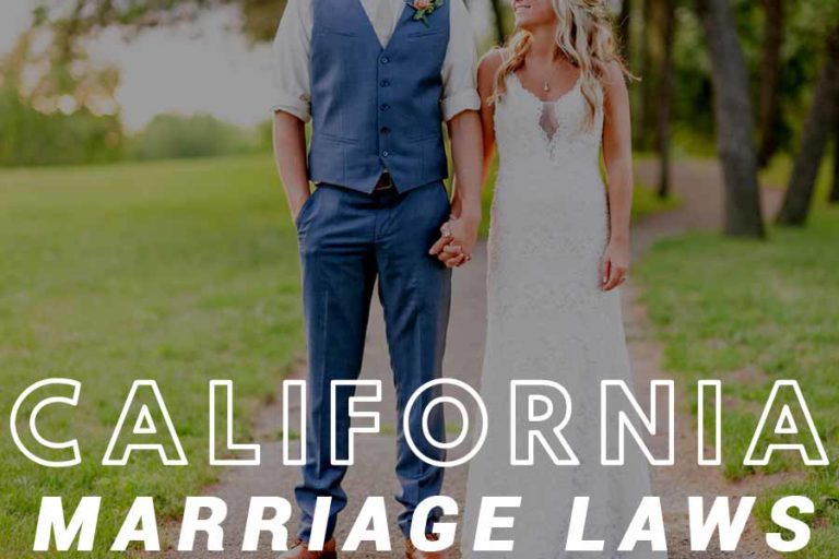 How do you get legally married in California?