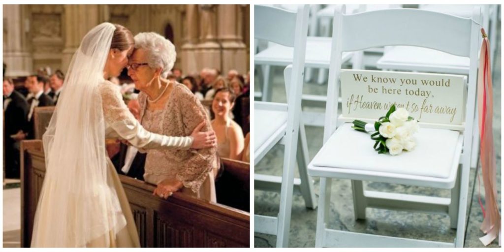 How do you honor grandparents at a wedding?