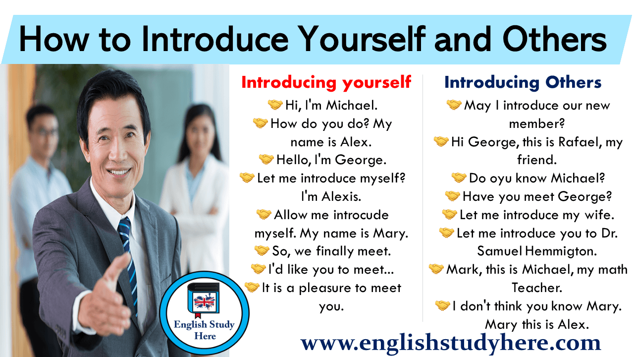 How To Introduce Yourself In School Speech