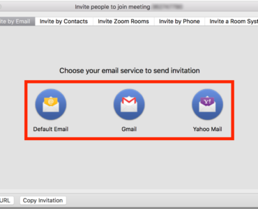 How do you invite people to a zoom meeting?