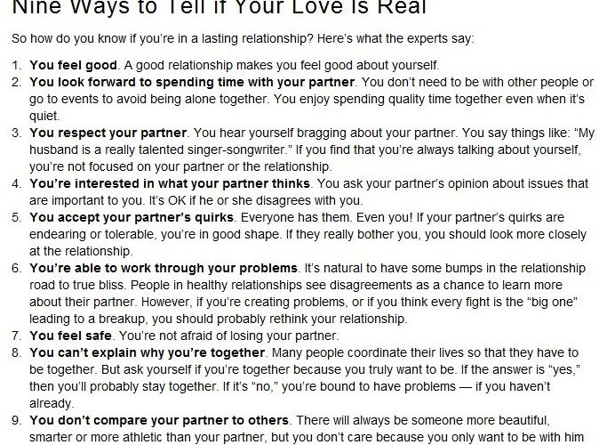How do you know if your online relationship is real?