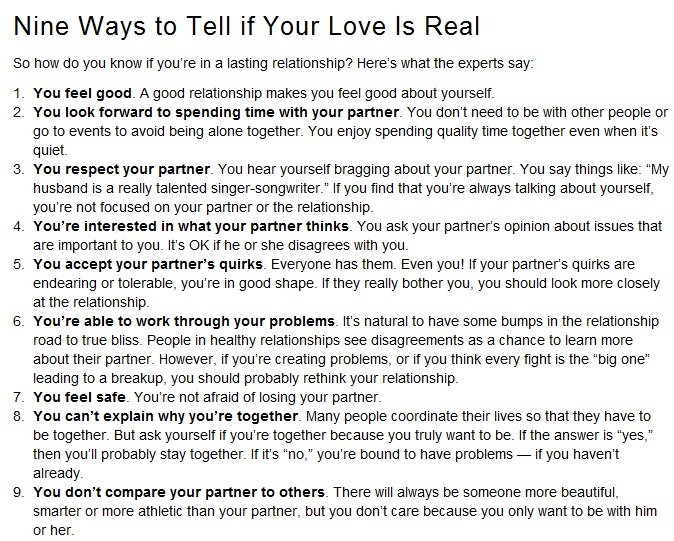 How do you know if your online relationship is real?