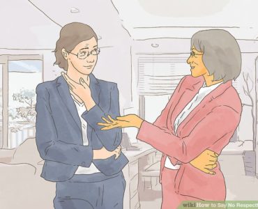 How do you respectfully say no?