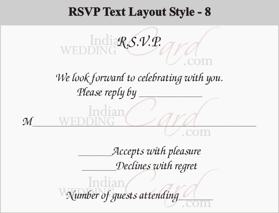 How do you respond to an RSVP?