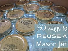 How do you reuse a mason jar?