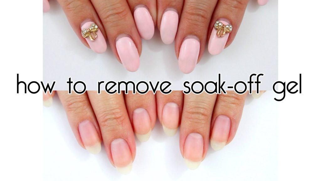 How do you soak off nails?