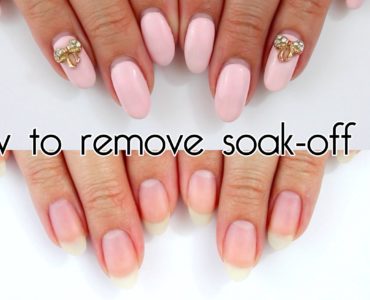 How do you soak off nails?