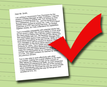 How do you start a recommendation letter?