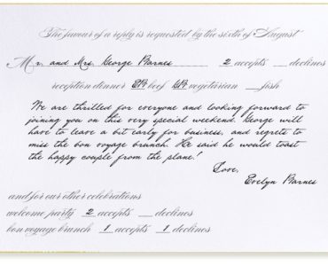 How do you write a formal RSVP?