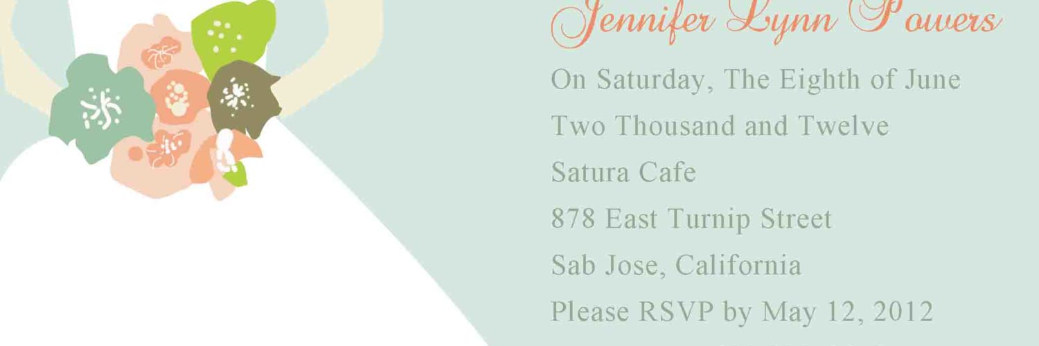 How early do you send bridal shower invitations?