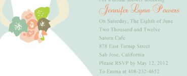 How early do you send bridal shower invitations?