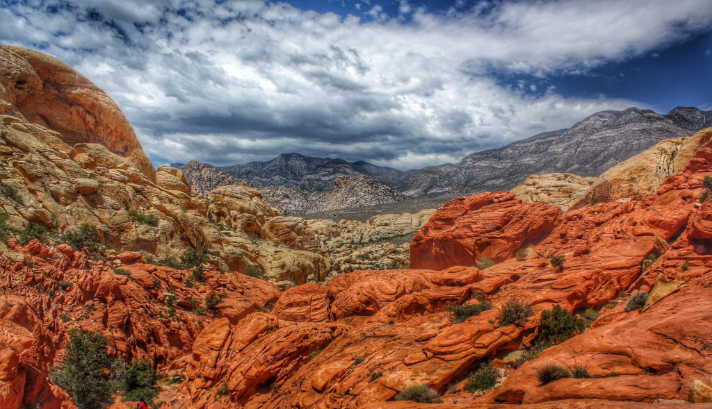 How far is the Red Rock Canyon from Las Vegas?