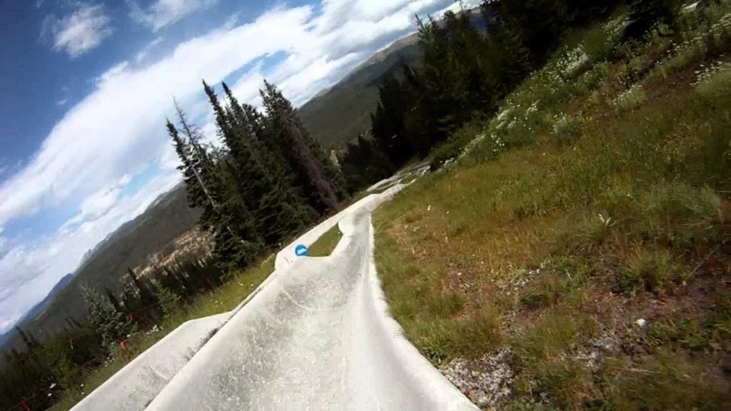 How fast does an alpine slide go?
