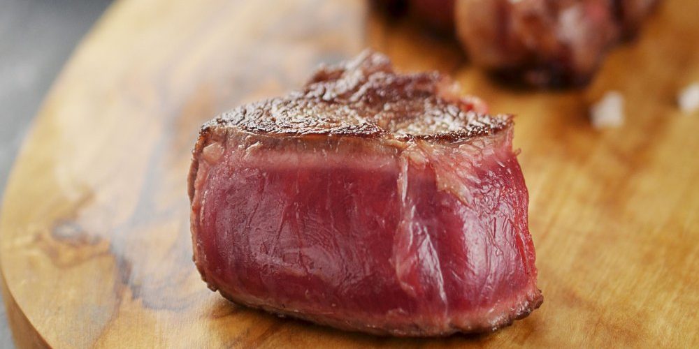 How long do you cook a blue rare steak?