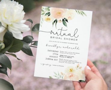 How long should a virtual bridal shower be?