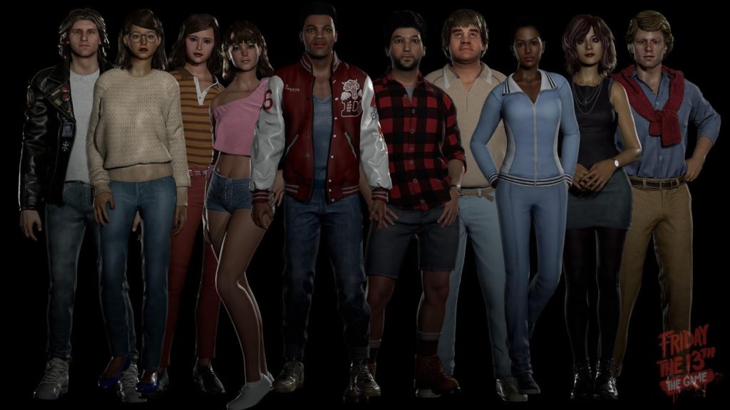 How many counselors are in Friday the 13th game?