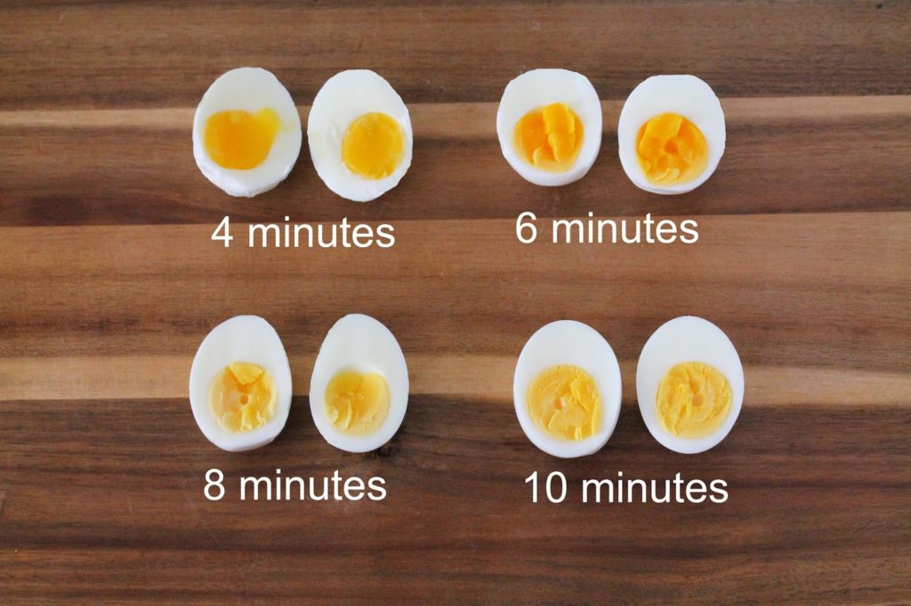 How many minutes does it take to poach an egg?