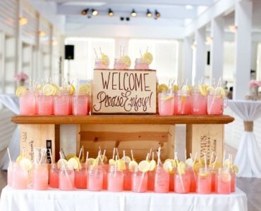 How many welcome drinks should you have at a wedding?